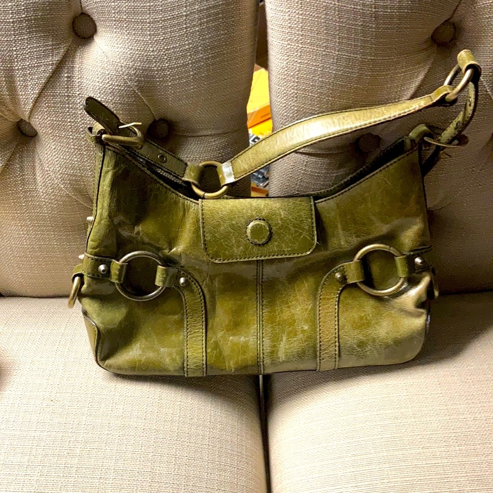Adrienne Vittadini Olive green shoulder bag